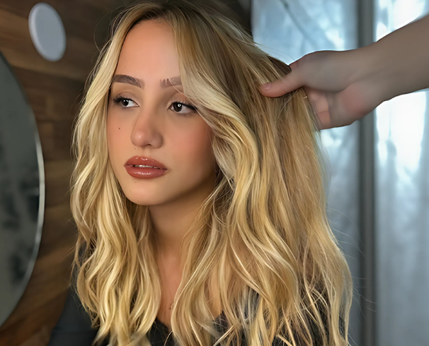 Resultado de coloração loira profissional - Myrage Beauty Concept